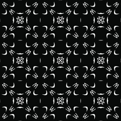 Black and white texture. Abstract seamless geometric pattern.
