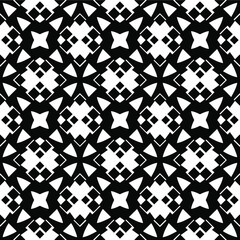 Black and white texture. Abstract seamless geometric pattern.
