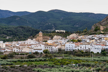 Fototapeta na wymiar Purchena located in Sierra de Los Filabres in Almeria Province, Andalusia, Spain