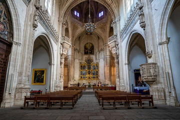 Fototapeta na wymiar Interior of the Monastery of San Juan de los Reyes in the city of Toledo, Spain