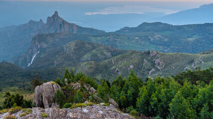 ooty Kodanad View Point sunset in the mountains