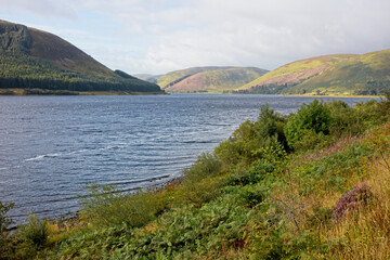 Fototapeta na wymiar St Mary's Loch, Southern Uplands, Scottish Borders, Scotland, UK.