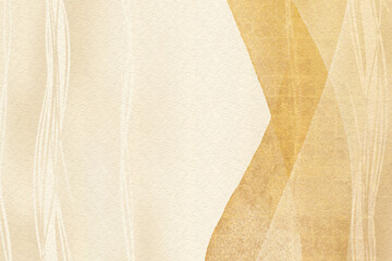 背景 テクスチャ 和紙 和風 年賀状 正月 壁紙 ウェーブ 曲線 金色
