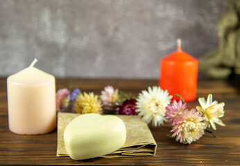 Natural handmade skincare. Organic soap bars .
