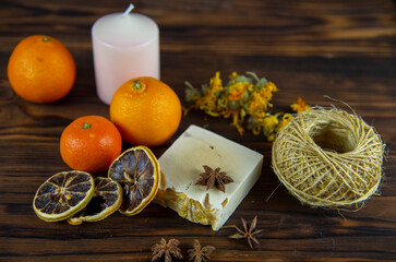 Natural handmade skincare. Organic soap bars .