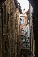 イタリア　ペルージャの路地裏
