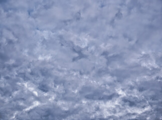 Stormy dark skies background texture.