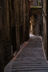 Fototapeta na wymiar イタリア　ペルージャの路地裏 