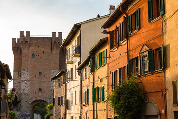 イタリア　ペルージャの街並み

