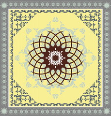 decorative luxury carpet pattern
