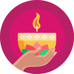 Diwali Hindu Festival Icons