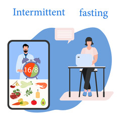 People Online Intermittent Fasting method Diet