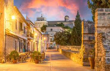 Landscape with Alcudia Old Town in Palma de Mallorca islands, Spain © Balate Dorin