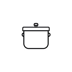 Pot icon vector eps