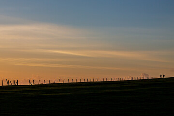 A Winter South Downs Sunset