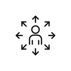 Opportunities icon isolated on white background. Vector illustration