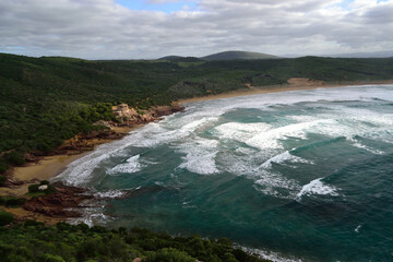 Vista della spiaggia di Porto Ferro