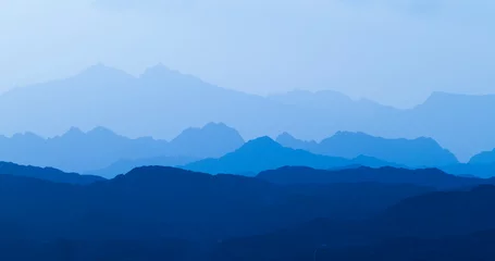 Fototapeten Hadschar-Mountains in Oman © AGAMI