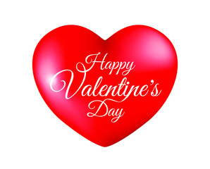 High Quality 3D Heart for your Design . Isolated Vector Element