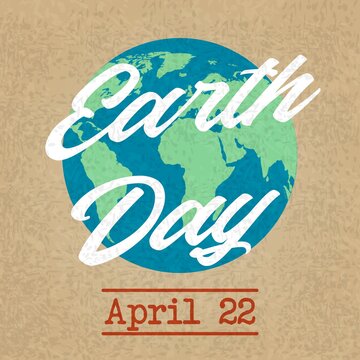Earth planet day friendly background