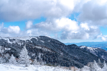 【冬山イメージ】厳冬期の雪原