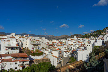 Fototapeta na wymiar municipio de Sayalonga en la comarca de la Axarquía de Málaga, Andalucía
