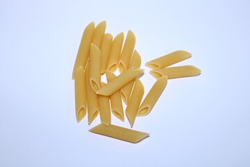 uncooked pasta penne