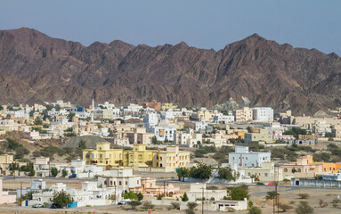 Fototapeta na wymiar landscape mountains Oman