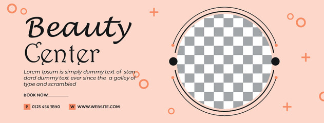 Beauty social media post design template