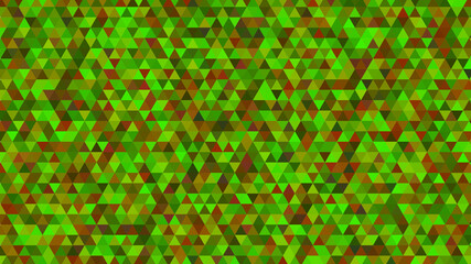 Green bright colored abstract background in contemporary low poly style in resolution 16:9