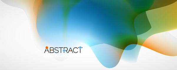 Fluid color gradient abstract background, trendy colorful wallpaper. Vector illustration for placards, brochures, posters, banners and covers