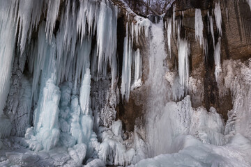 氷瀑，つらら，氷柱