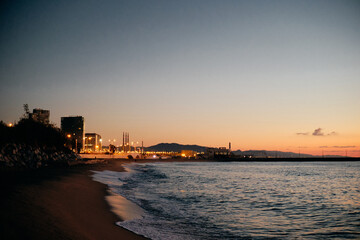 Amanecer en la playa