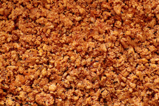 Fried minced meat for lasagna