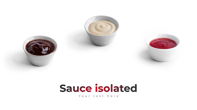 Sauce isolated on a white background.