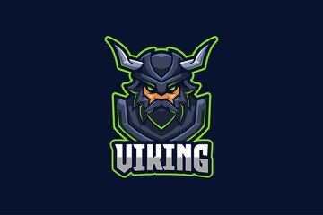 Viking E-sport Logo Template