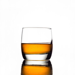 whisky glass and lemon