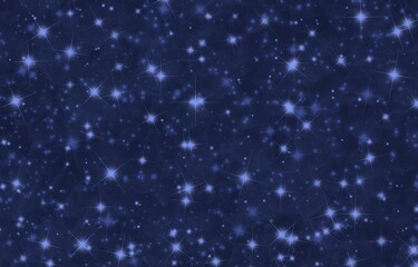 Naklejka na ściany i meble starry night sky background illustration