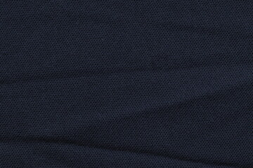 Texture of blue fabric for clothing.