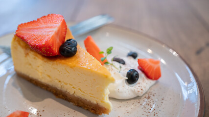 Delicious Strawberry Cheesecake