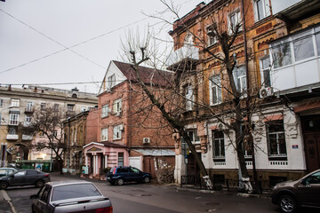 Old streets of the historical center of Rostov-on-Don