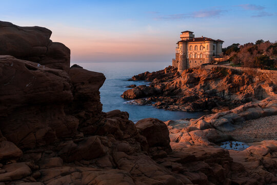 The cliff of Calafuria Toscana - Livorno