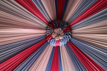 background with rays