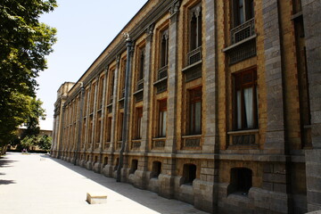 Fototapeta na wymiar Historical buildings of Tehran capital of Iran