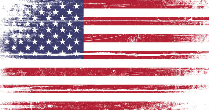 USA Flag Grunge