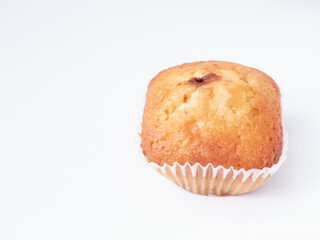 Isolated muffin on a white background