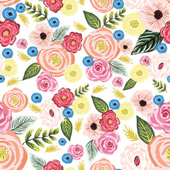 Fototapeta premium pattern flower. floral background. The elegant the template for design.