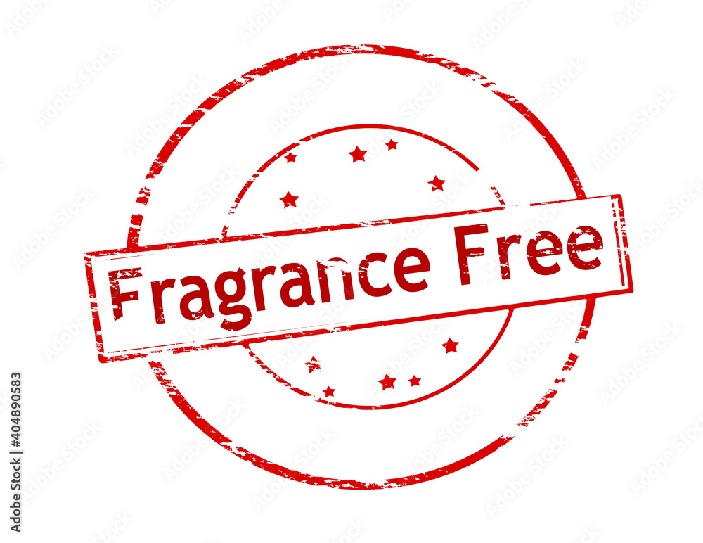 Sticker fragrance free