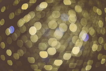 Gold Festive Christmas Background. Sparkles Party celebration