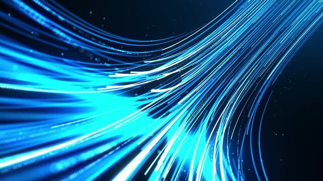 Digital Data transfer in network and internet Animation Background, technology and futuristic concept, Digital technology,Social network connections,Fast Connecting on the internet Concept background.